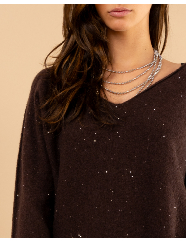 Pull paillettes