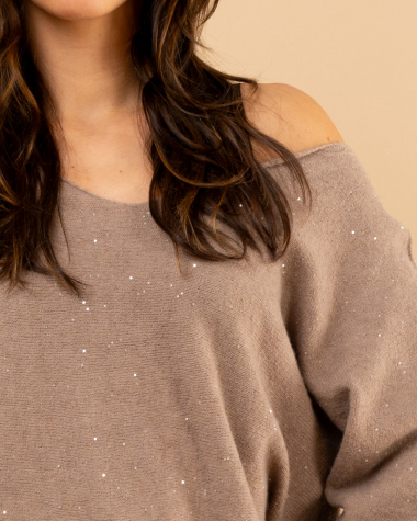 Pull paillettes