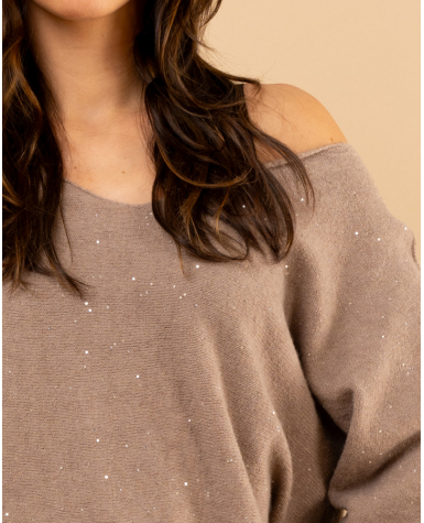 Pull paillettes