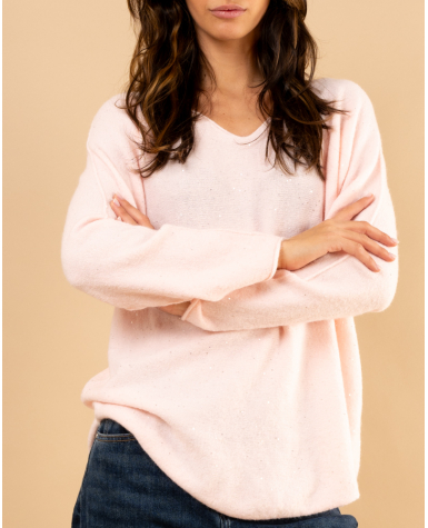 Pull paillettes