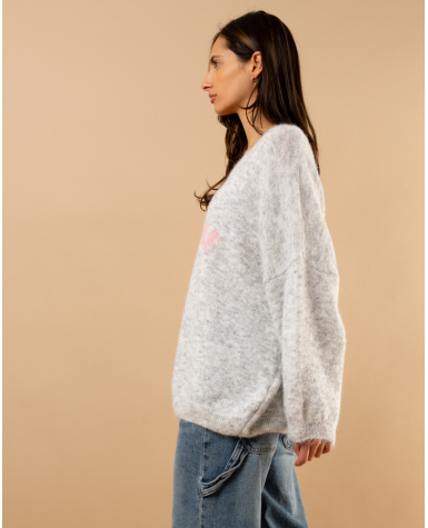 Pull boheme laine