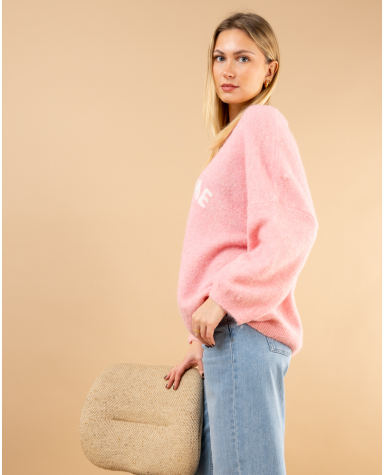 Pull boheme laine