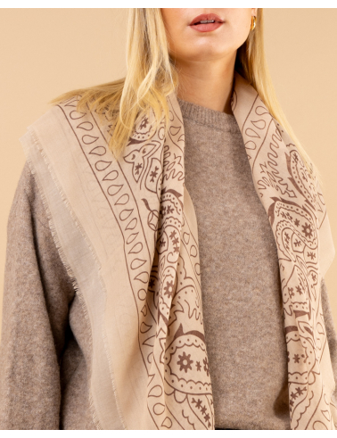 Pull col rond laine