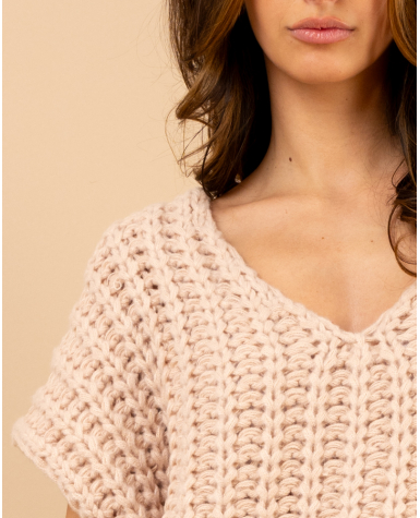 Pull grosse maille