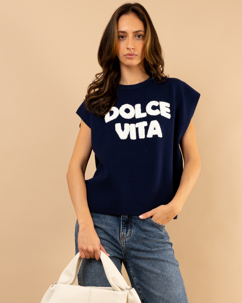 Pull sans manches Dolce