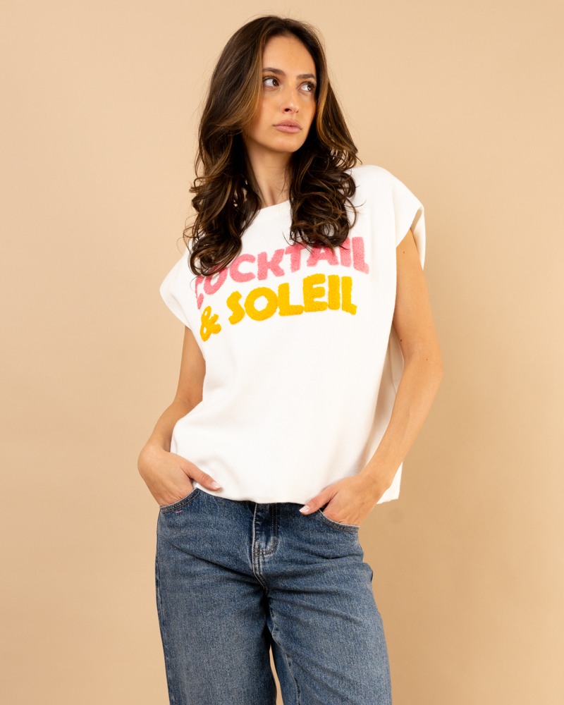 Pull sans manches Soleil