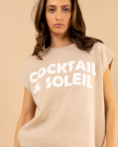 Pull sans manches Soleil