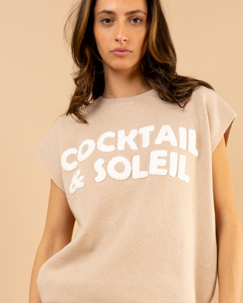 Pull sans manches Soleil