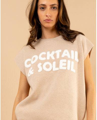 Pull sans manches Soleil