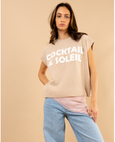 Pull sans manches Soleil