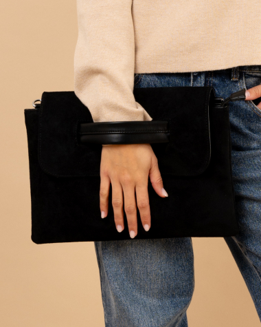 Pochette suédine
