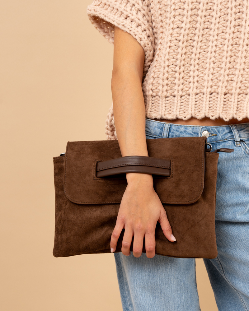 Pochette suédine