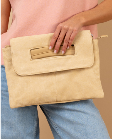 Pochette suédine