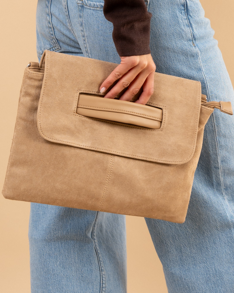 Pochette suédine