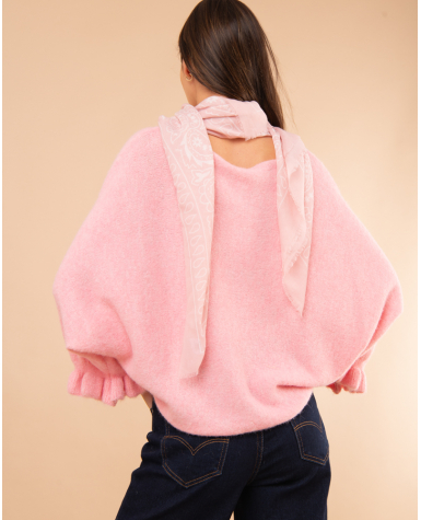 Pull laine volants