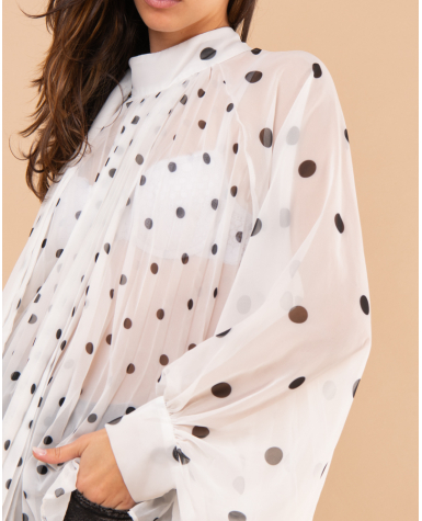 Blouse pois
