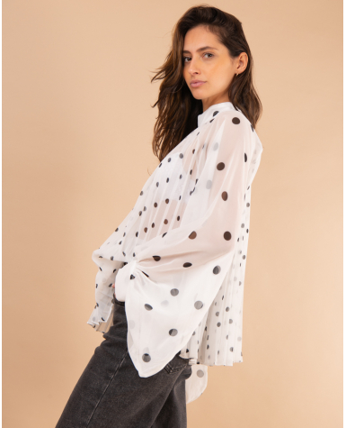 Blouse pois