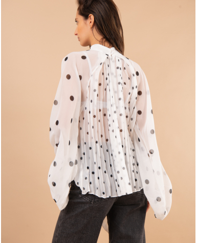 Blouse pois