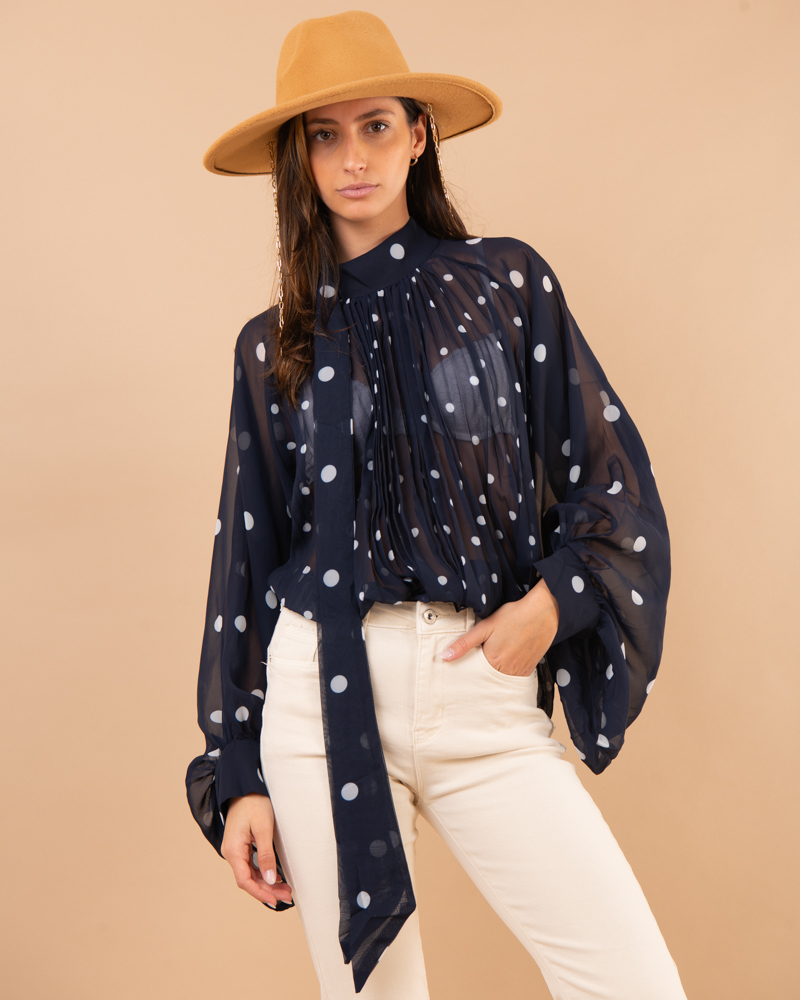 Blouse pois