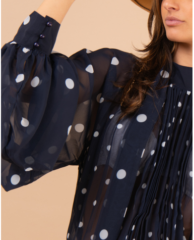 Blouse pois