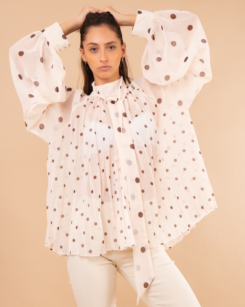 Blouse pois