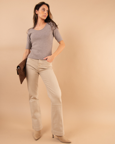 Pantalon bas coutures