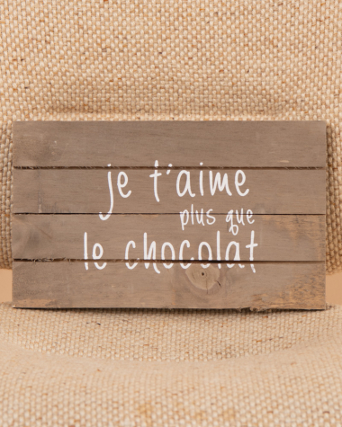 Panneau chocolat