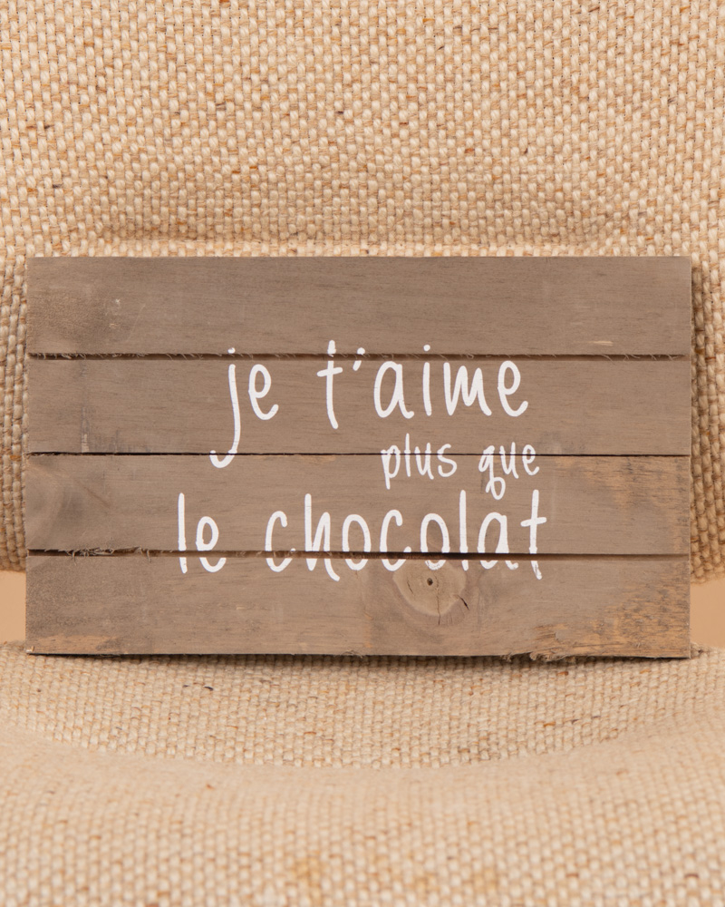 Panneau chocolat