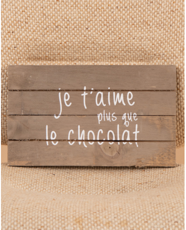 Panneau chocolat