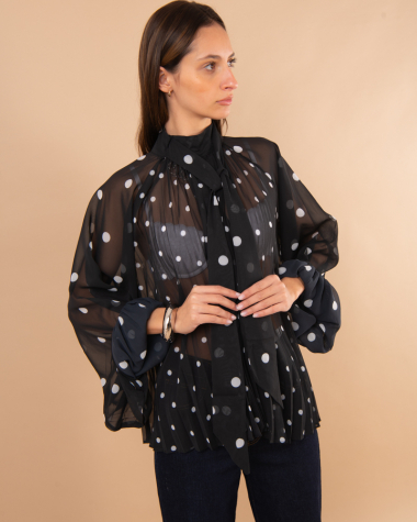 Blouse pois