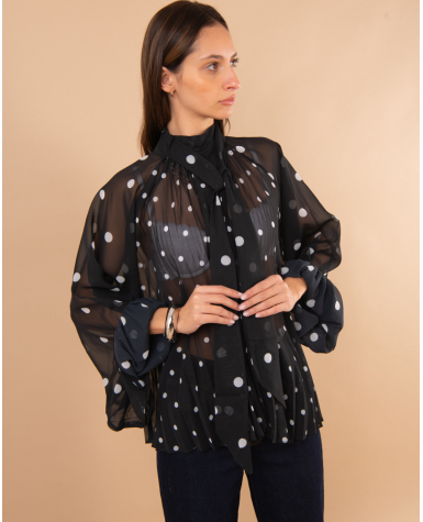 Blouse pois