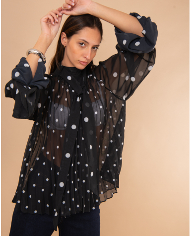 Blouse pois