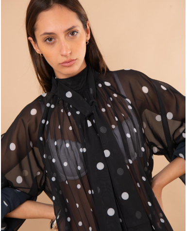 Blouse pois