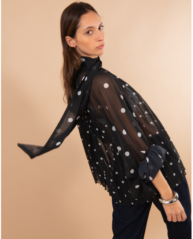 Blouse pois