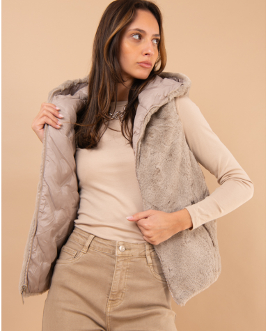 Doudoune réversible