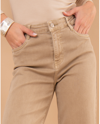 Pantalon large cropped