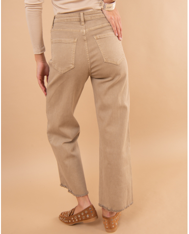 Pantalon large cropped