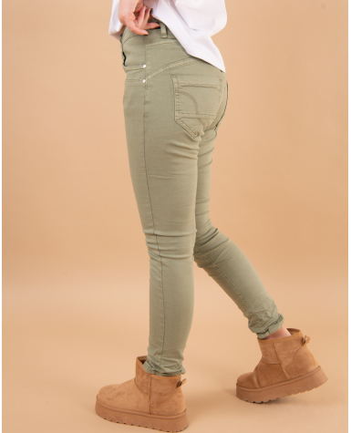 Jean boyfriend couleur