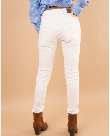 Jean boyfriend couleur