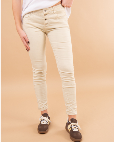 Jean boyfriend couleur