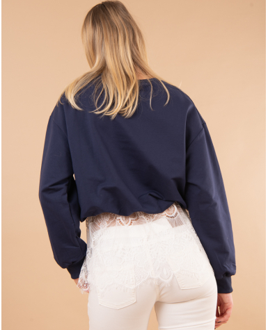 Sweat bas dentelle