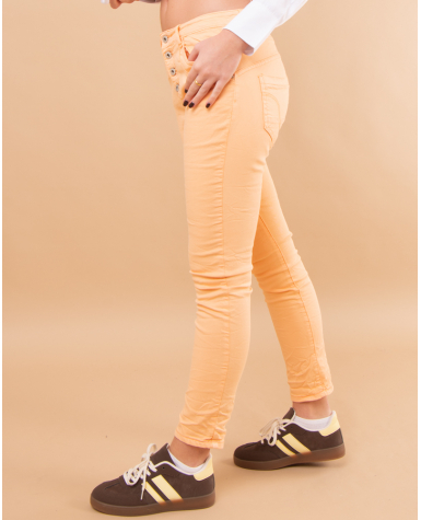 Jean boyfriend couleur