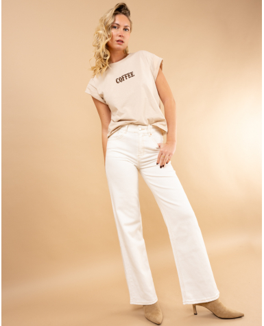 Jean large blanc Jean large blanc