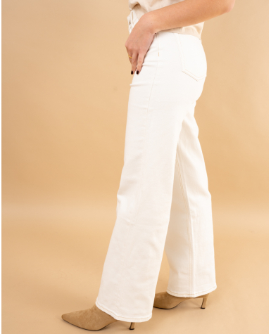 Jean large blanc Jean large blanc