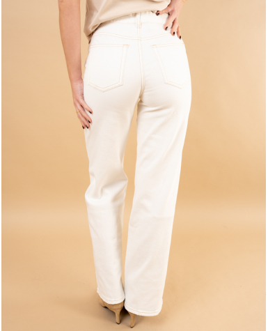 Jean large blanc Jean large blanc