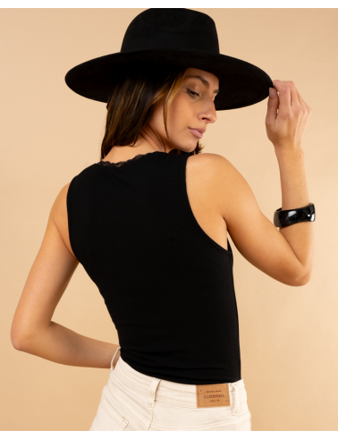 Body boutons dentelle