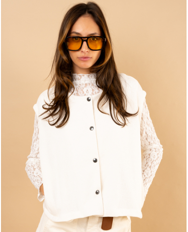 Gilet effet velours Gilet effet velours