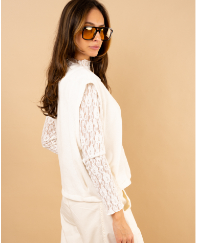 Gilet effet velours Gilet effet velours