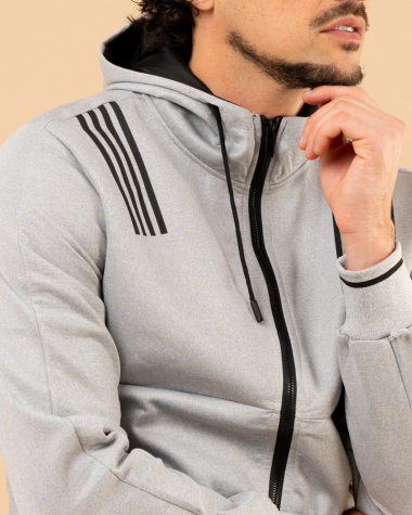 Veste jogging bandes