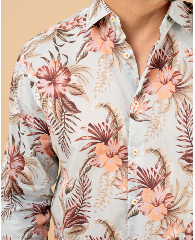 Chemise fleurs